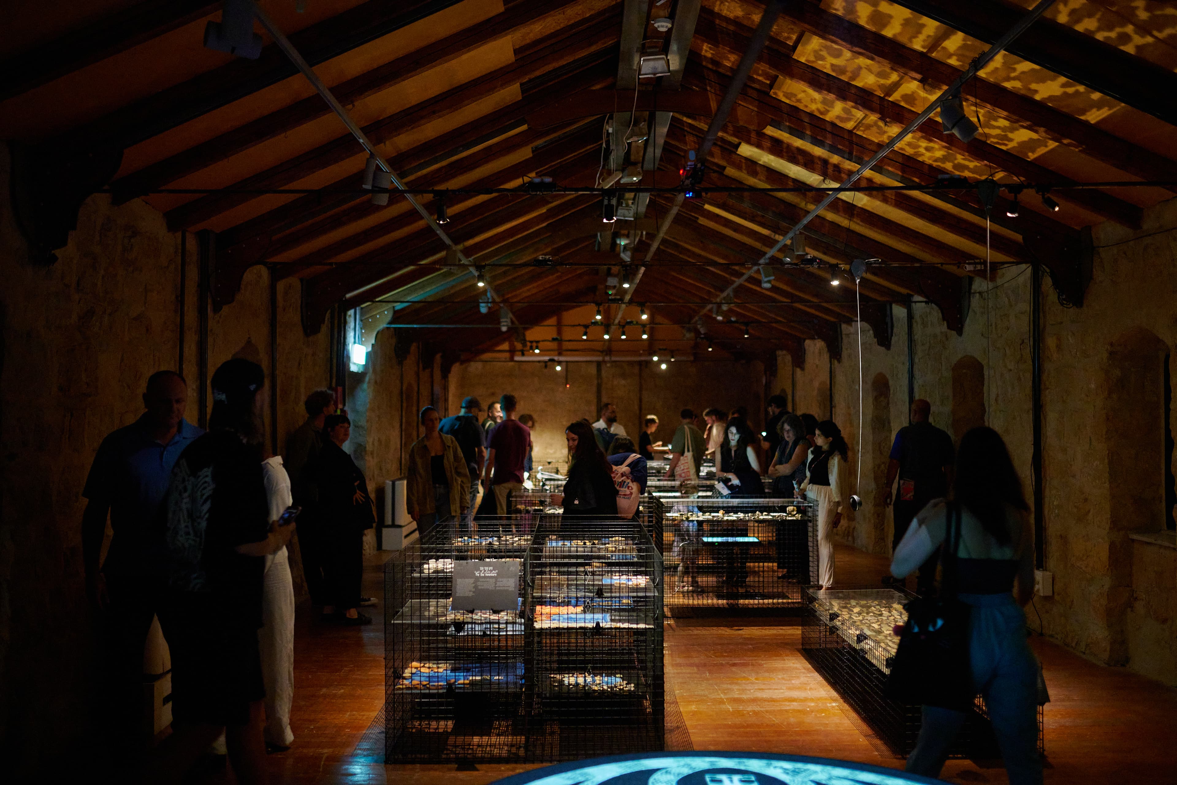 Vaults of Life — people at Jerusalem Design Week installation