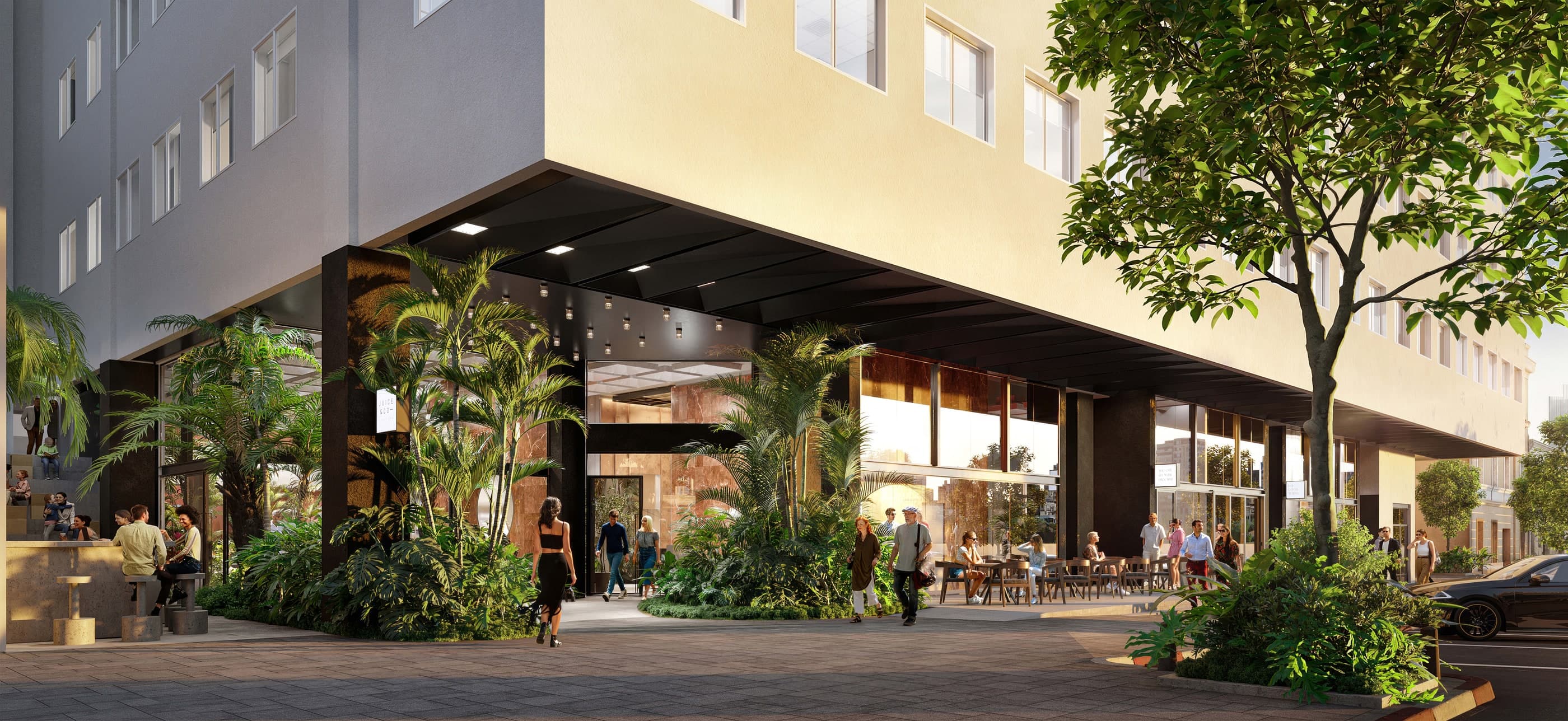LYN Business Yard — Lillenblum street view rendering