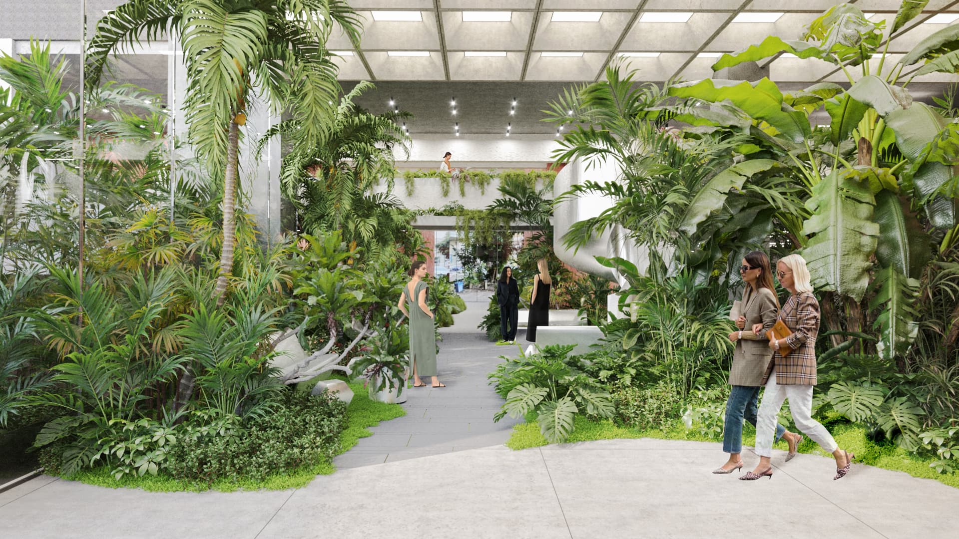 LYN Business Yard — exterior rendering, Tel Aviv