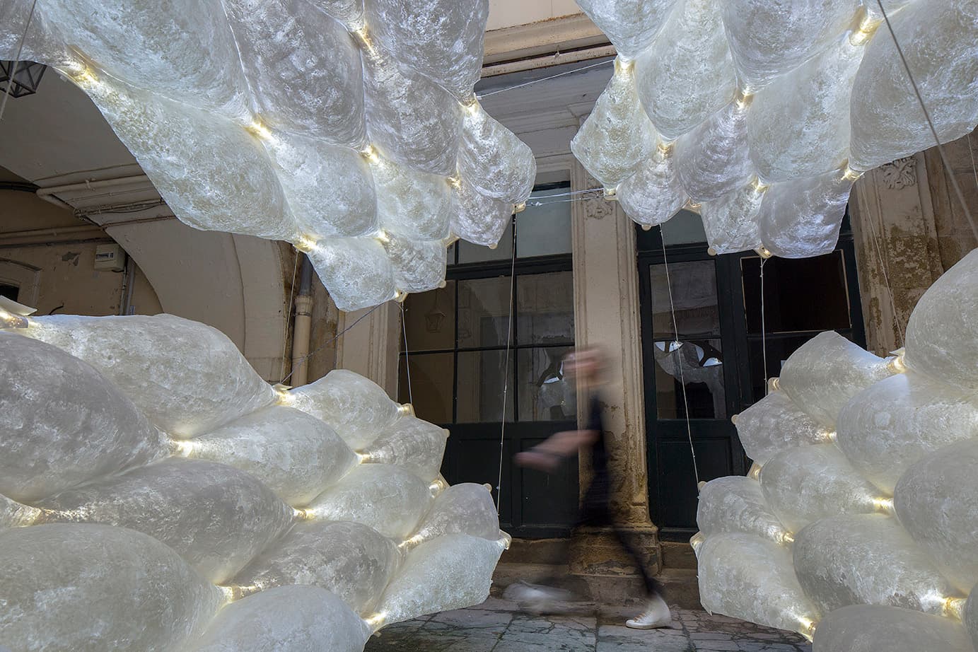 Washi Paper Pavilion — exterior view