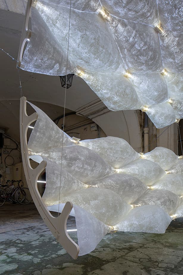 Washi Paper Pavilion — detail