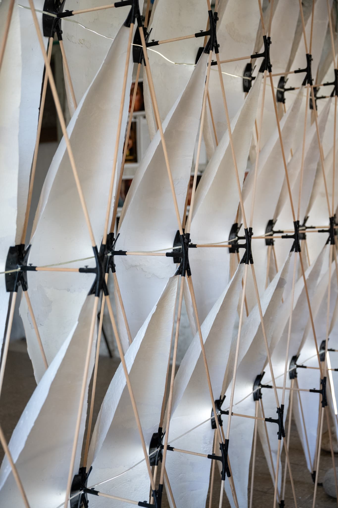 Washi 2.0 — light through paper layers