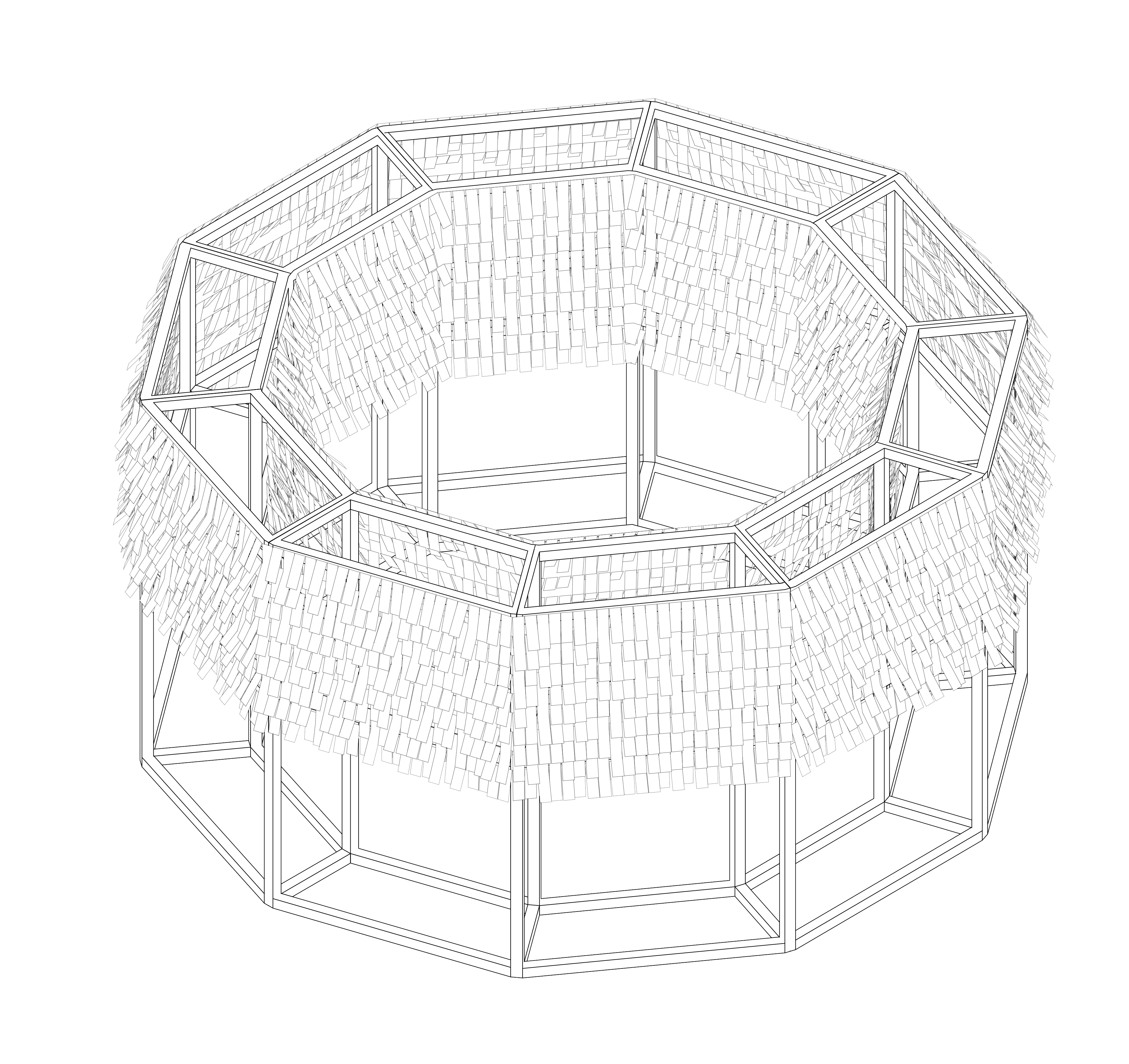Air Rustle — axonometry diagram