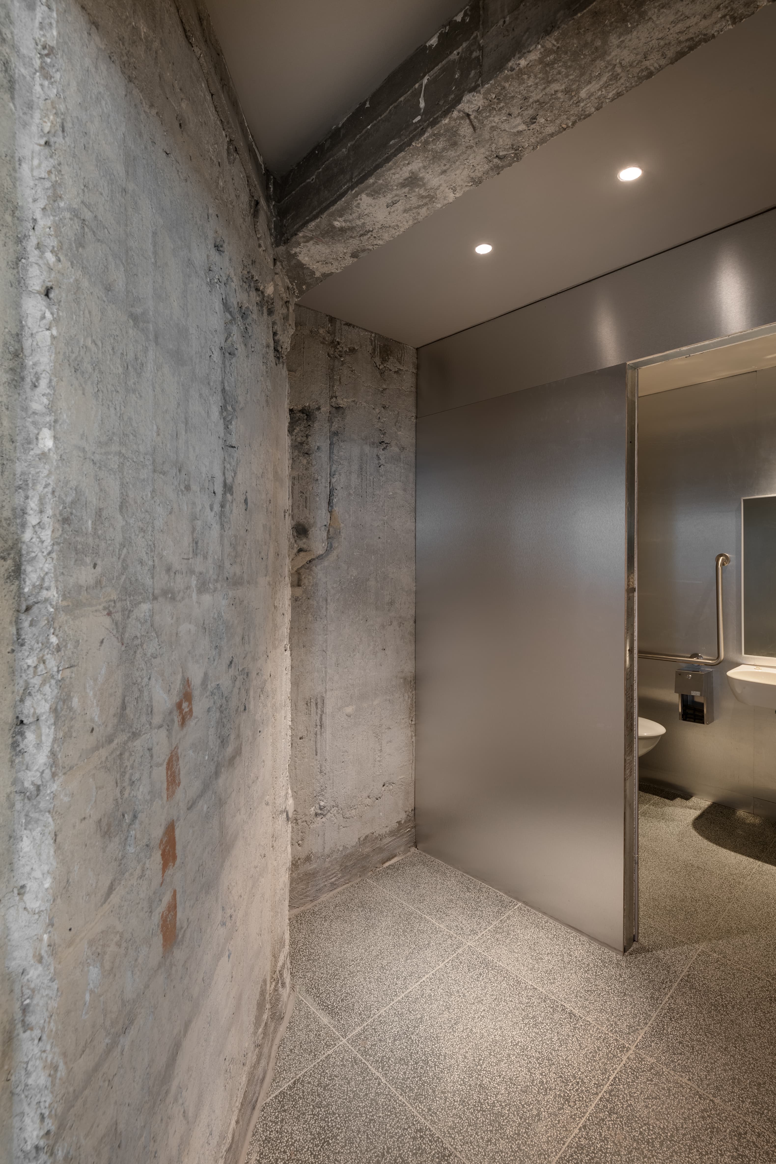 LYN Tower — restroom cabin interior