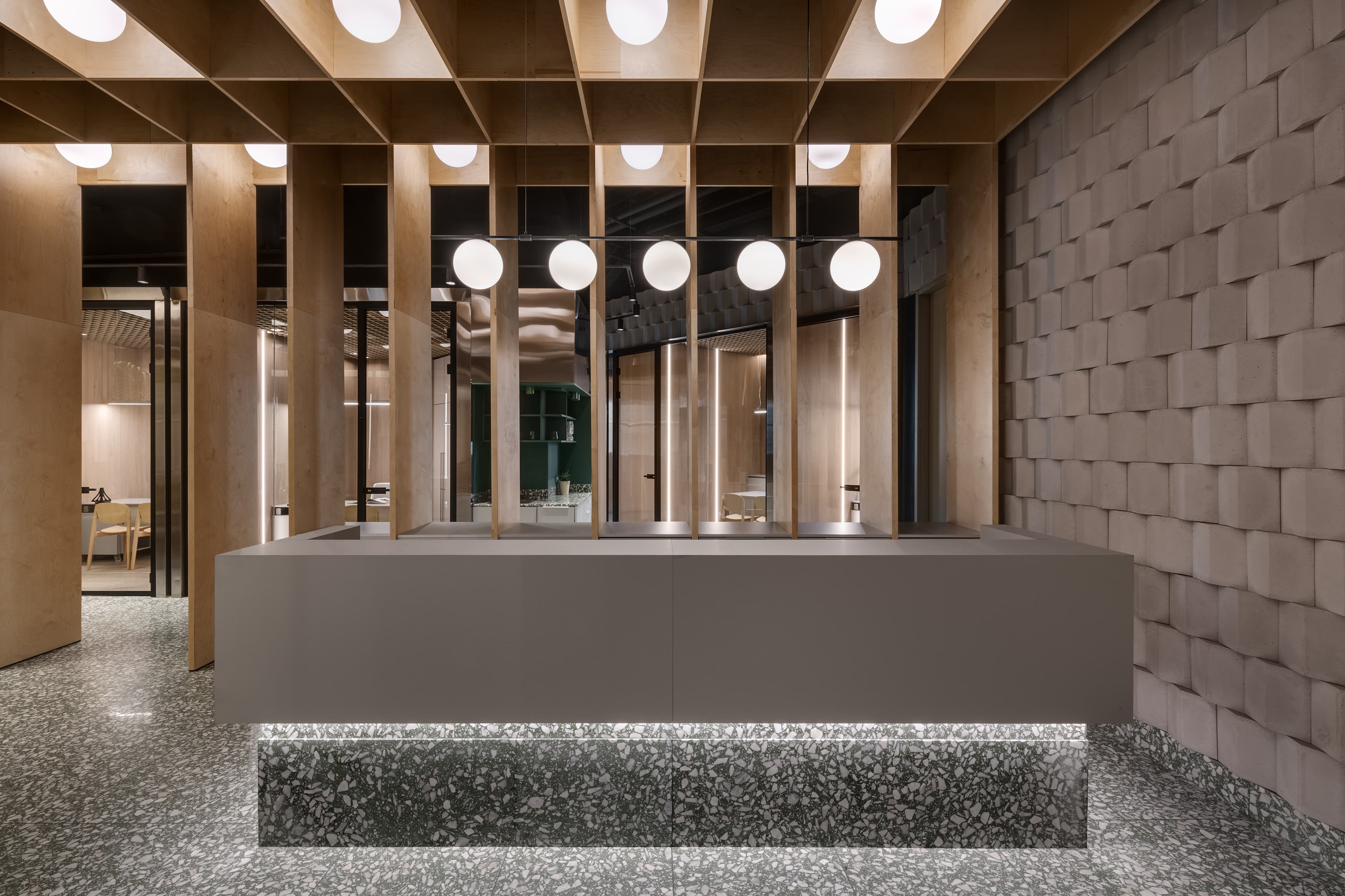 Tel Ad Office — 3D-printed lighting fixture