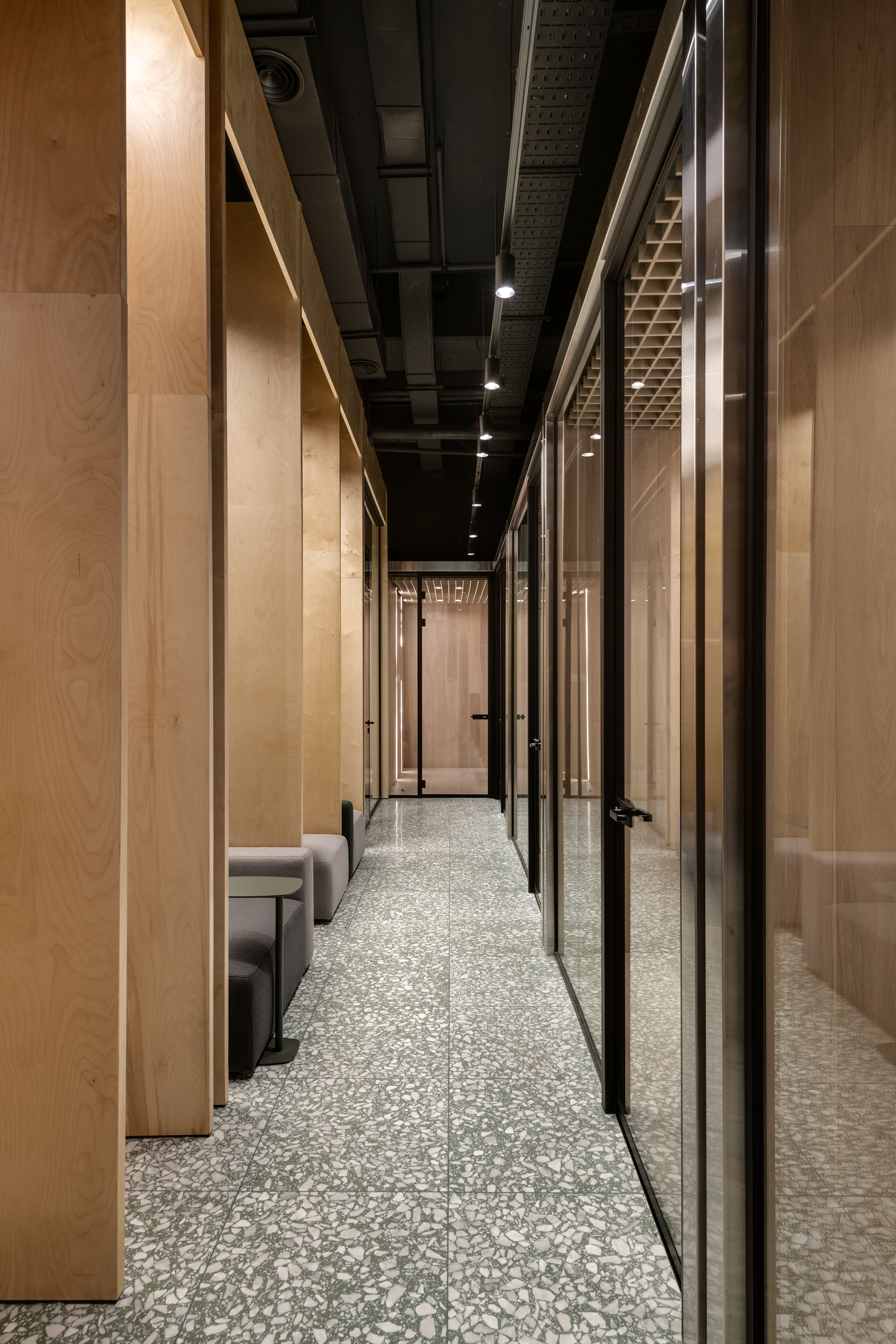 Tel Ad Office — fluid movement between zones