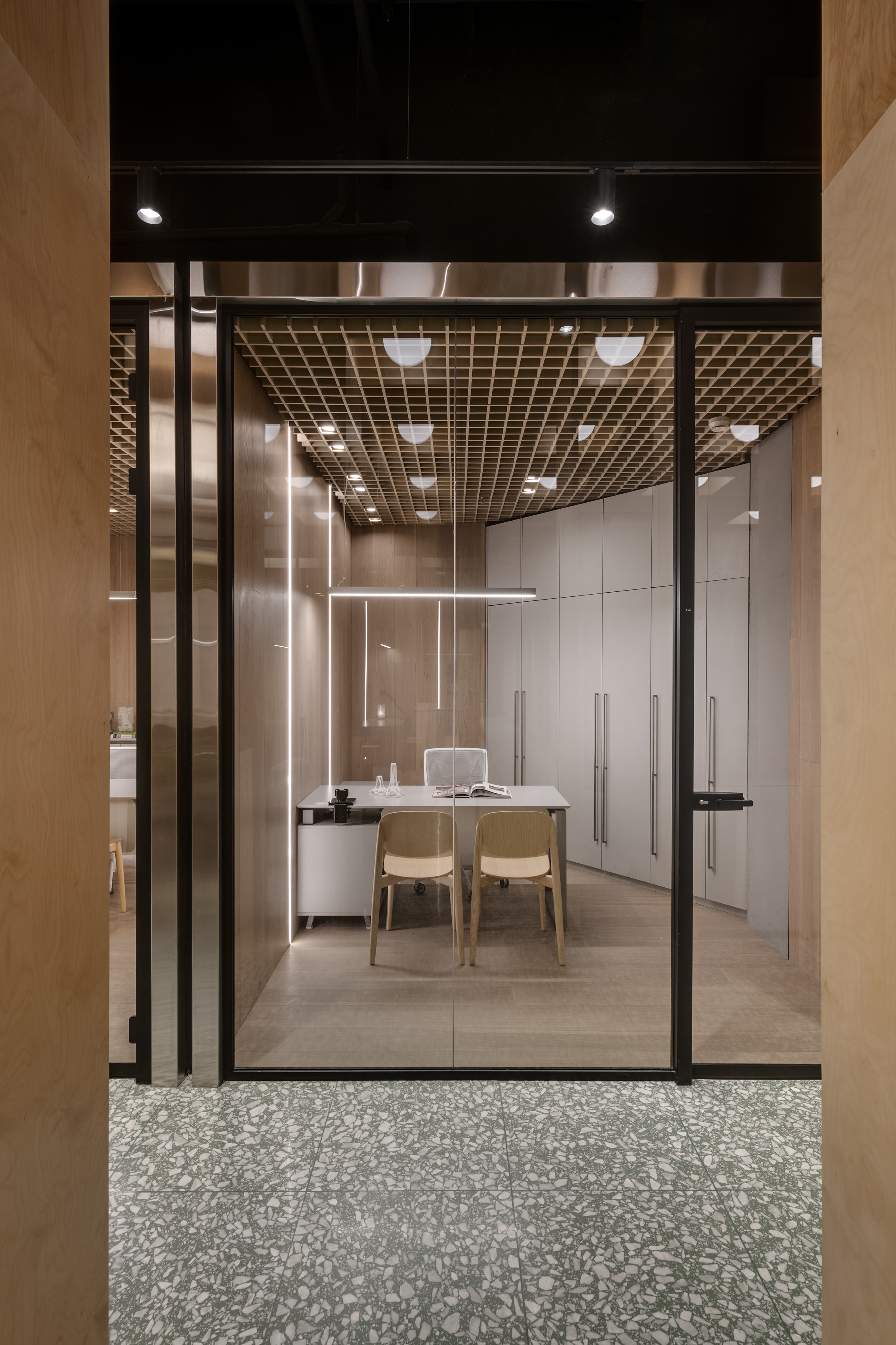 Tel Ad Office — office cube exterior