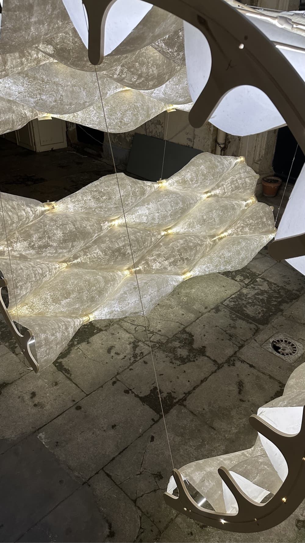 Washi Paper Pavilion — fabrication process