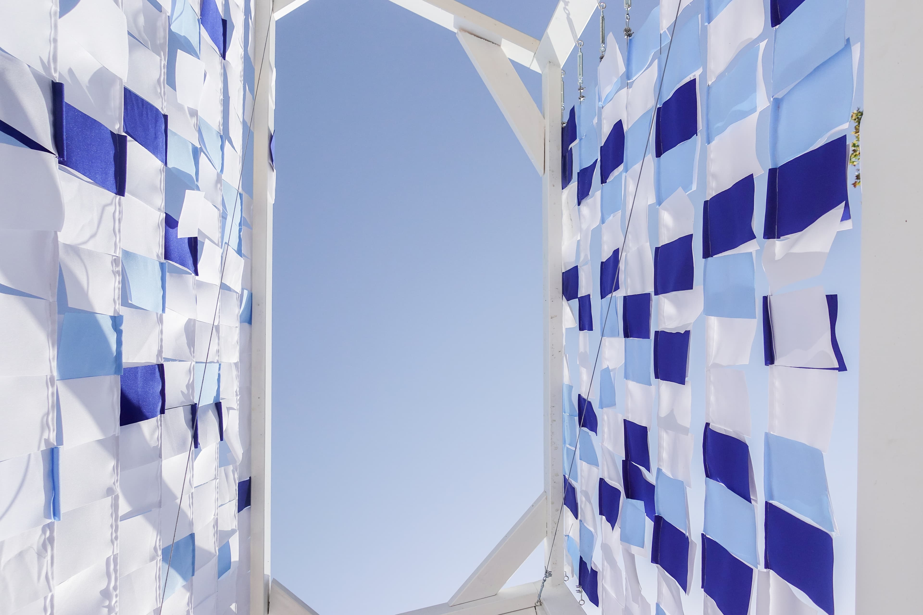 Air Rustle — pavilion and gathering