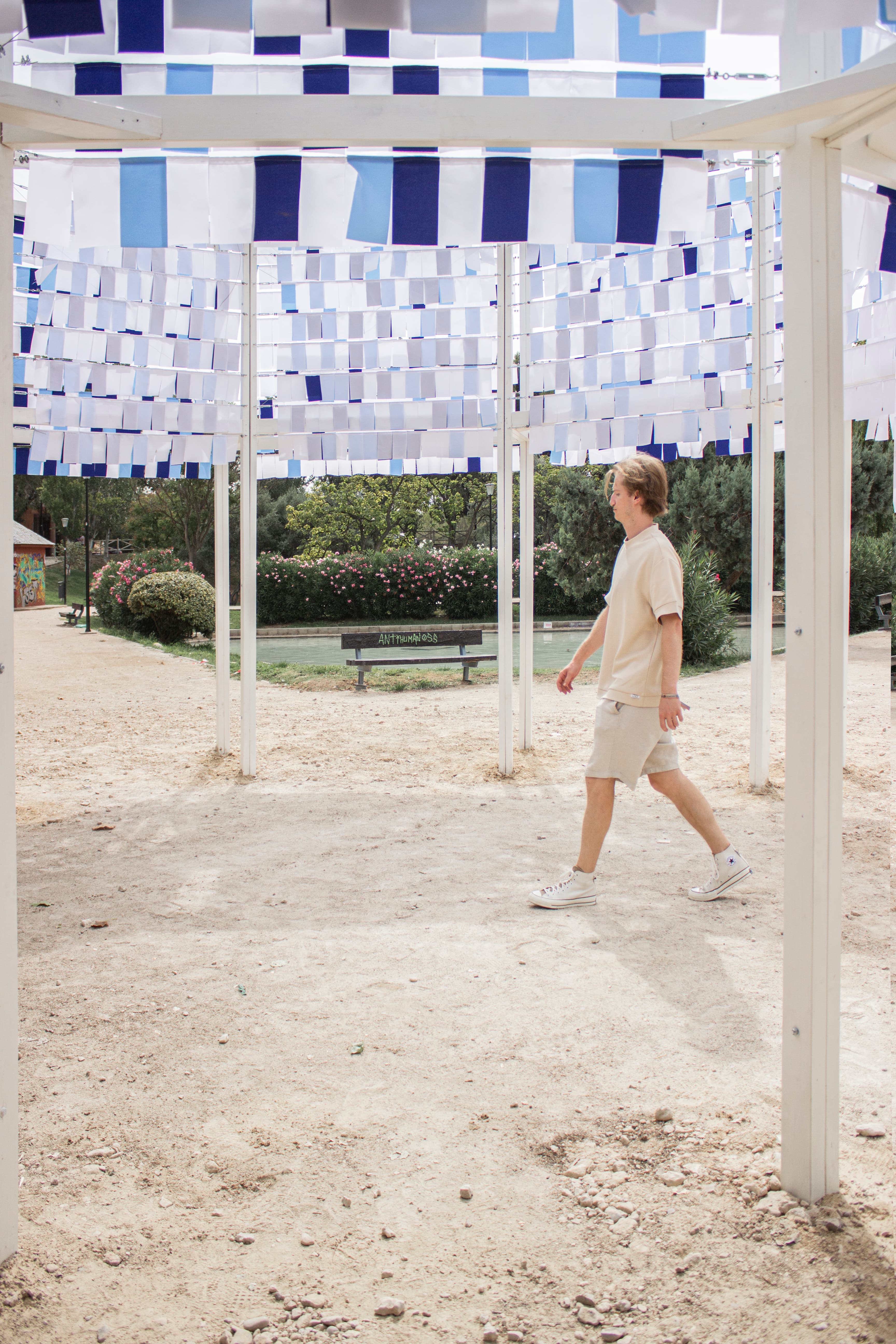 Air Rustle — vertical pavilion view