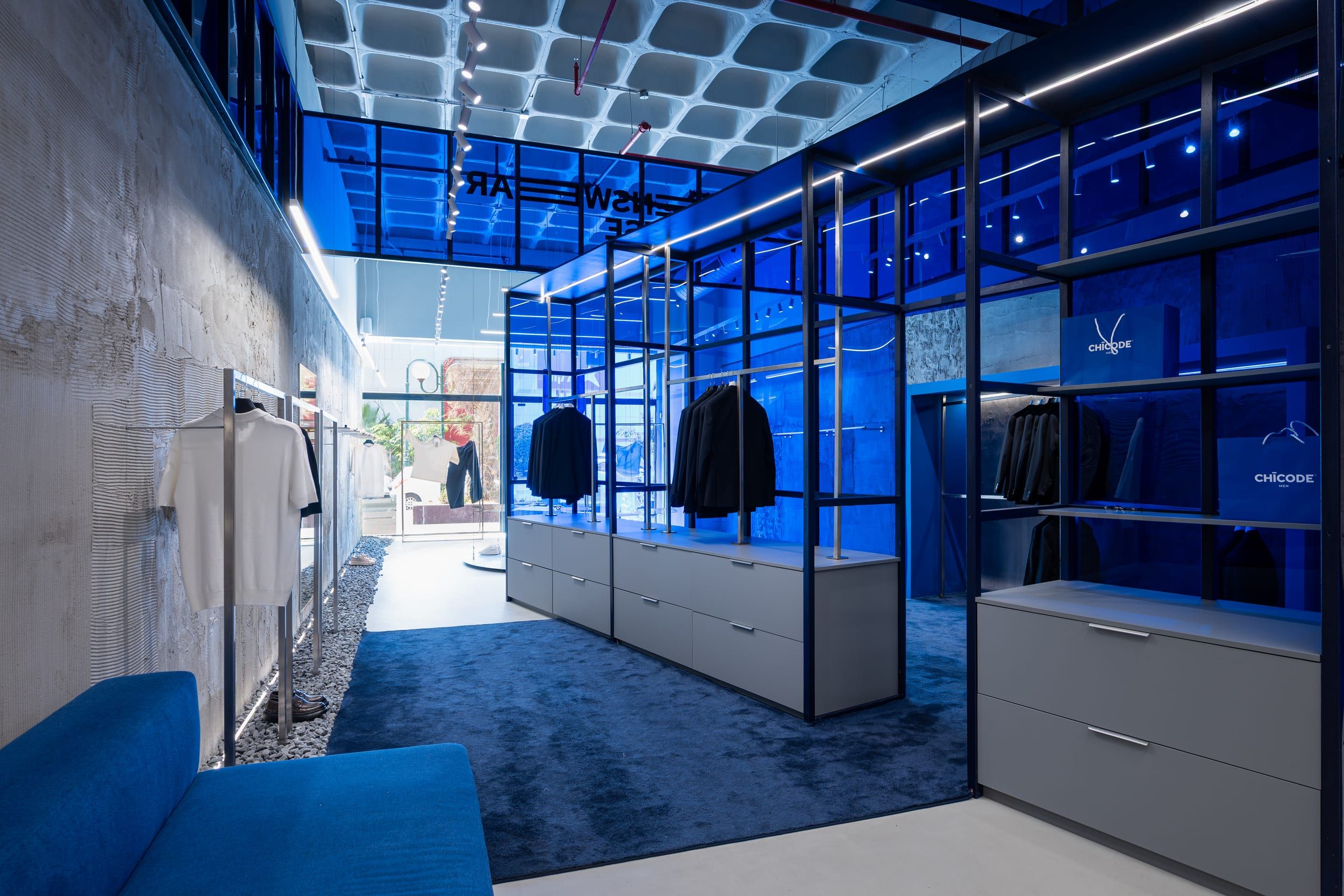CHICODE Menswear Store — interior view