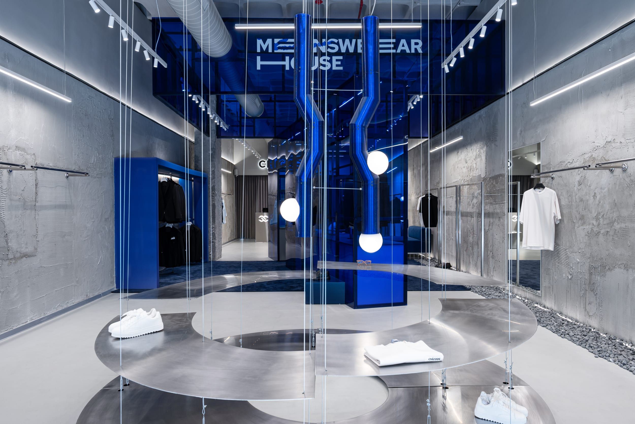 CHICODE Menswear Store — completed interior