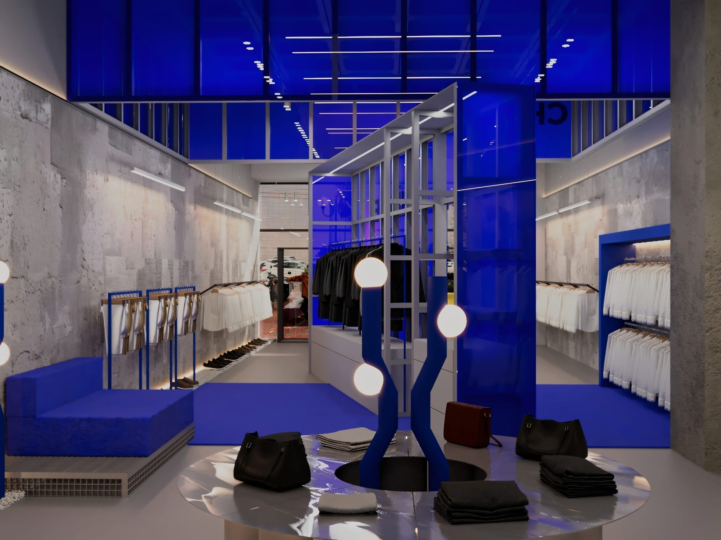 CHICODE Menswear Store — interior view