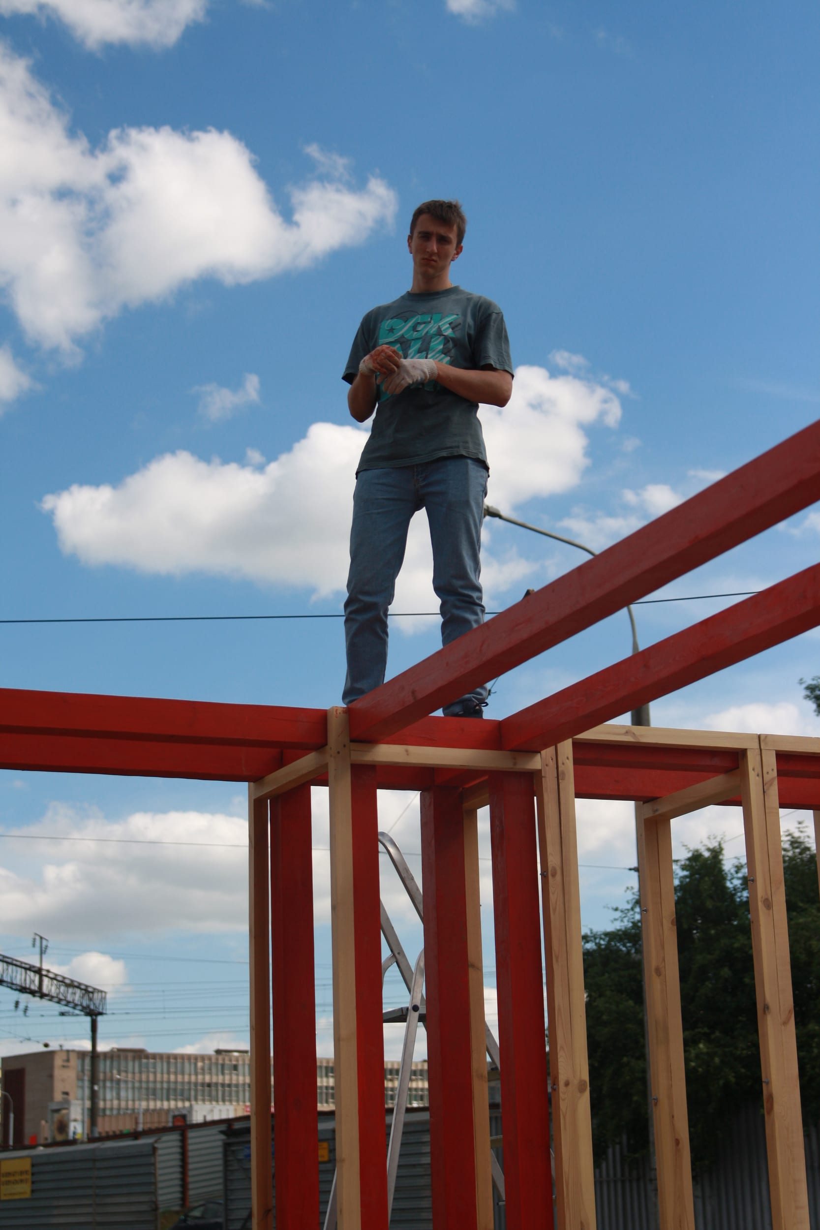 Ideal Public Space — construction process