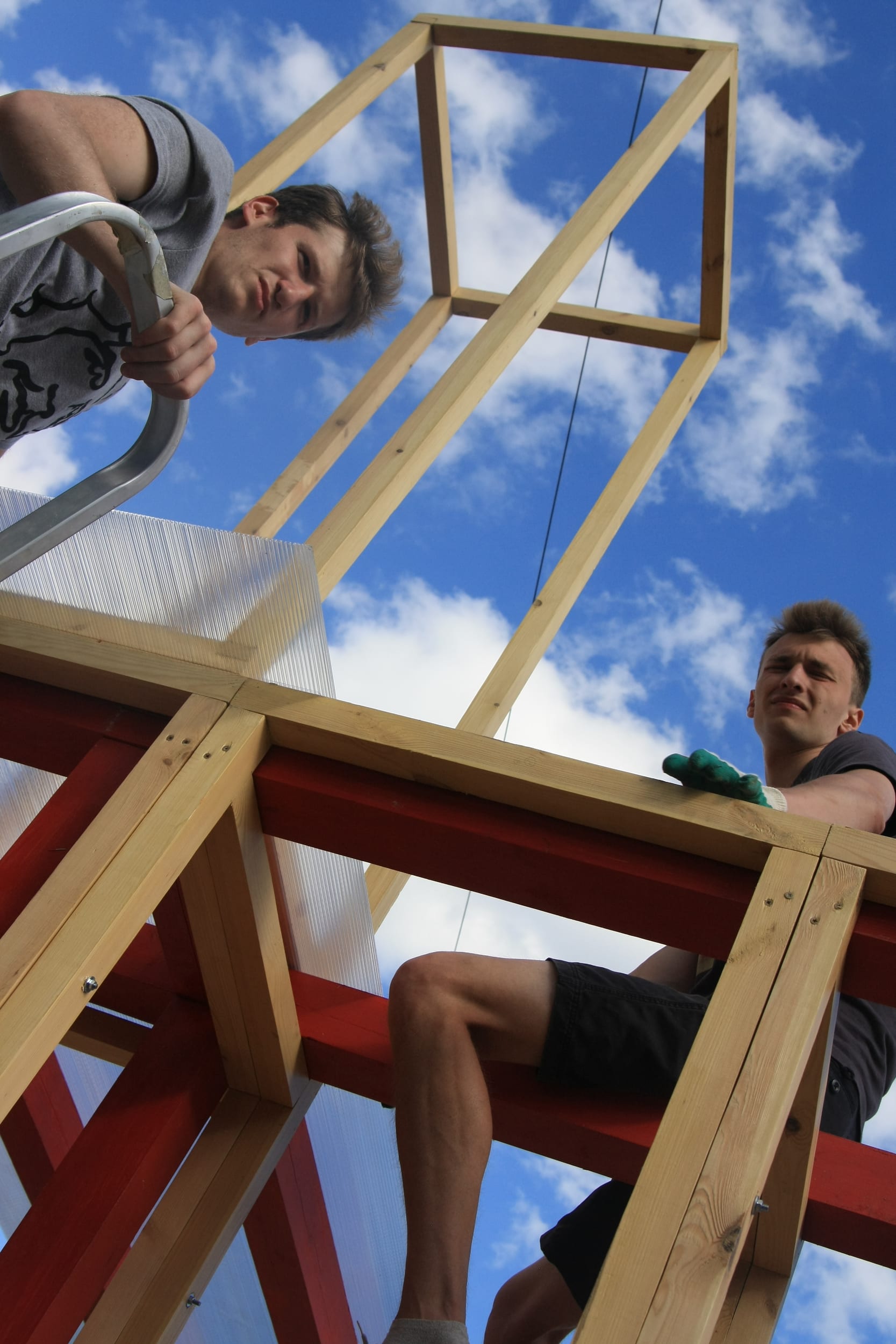 Ideal Public Space — construction process