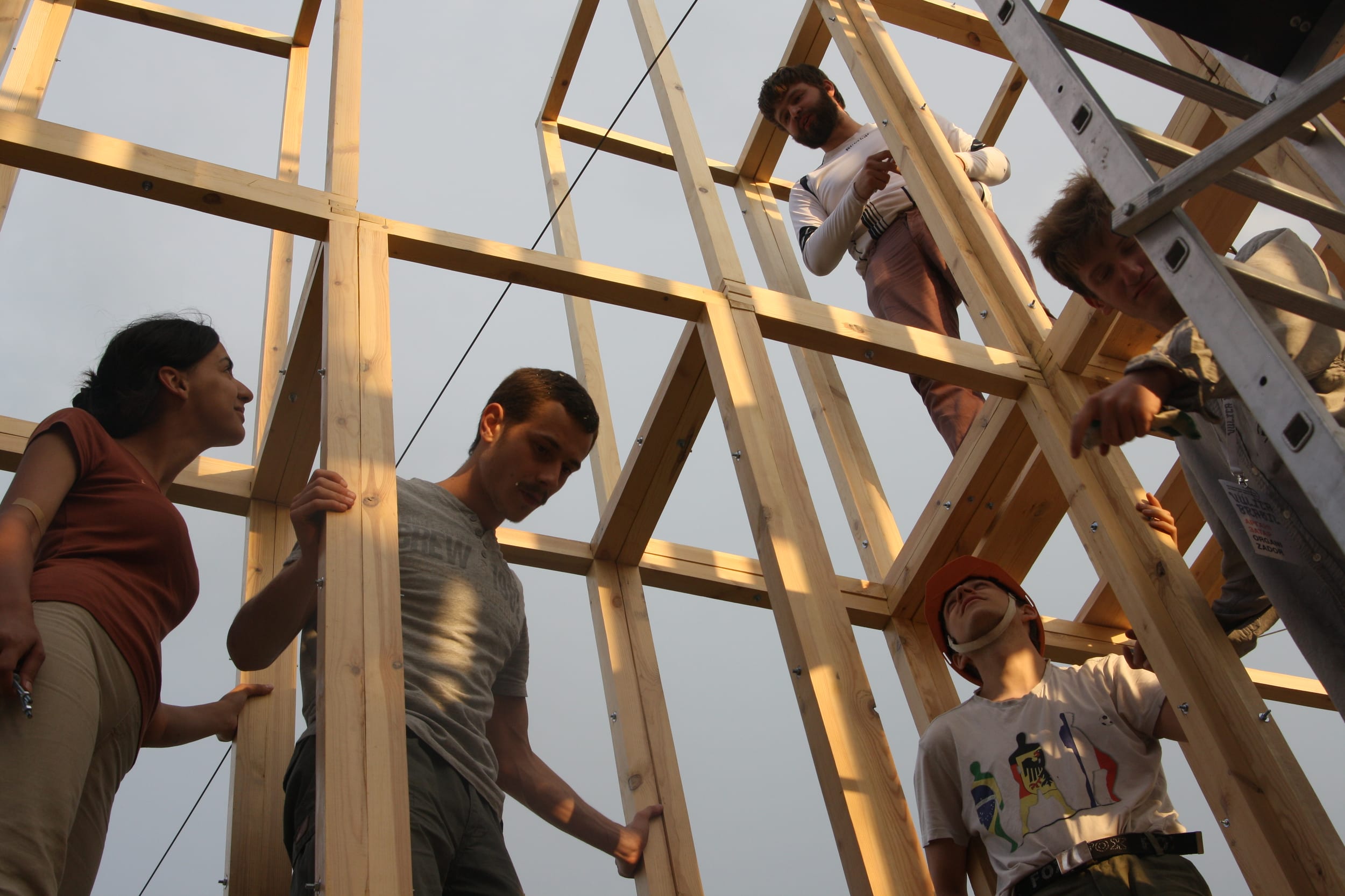 Ideal Public Space — construction process