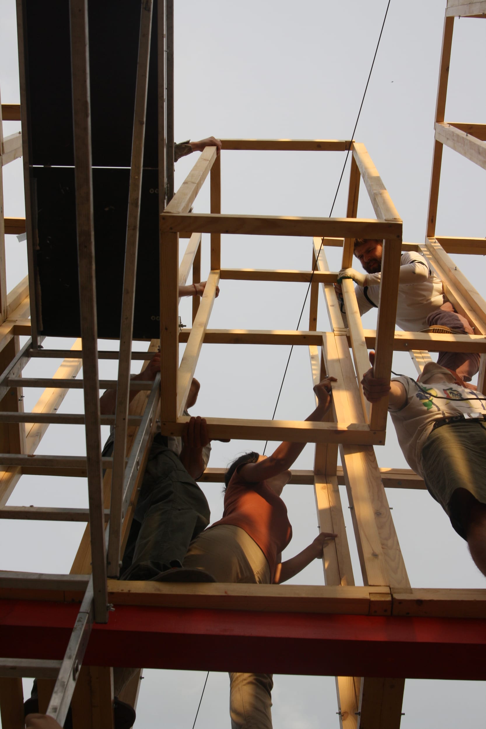 Ideal Public Space — construction process