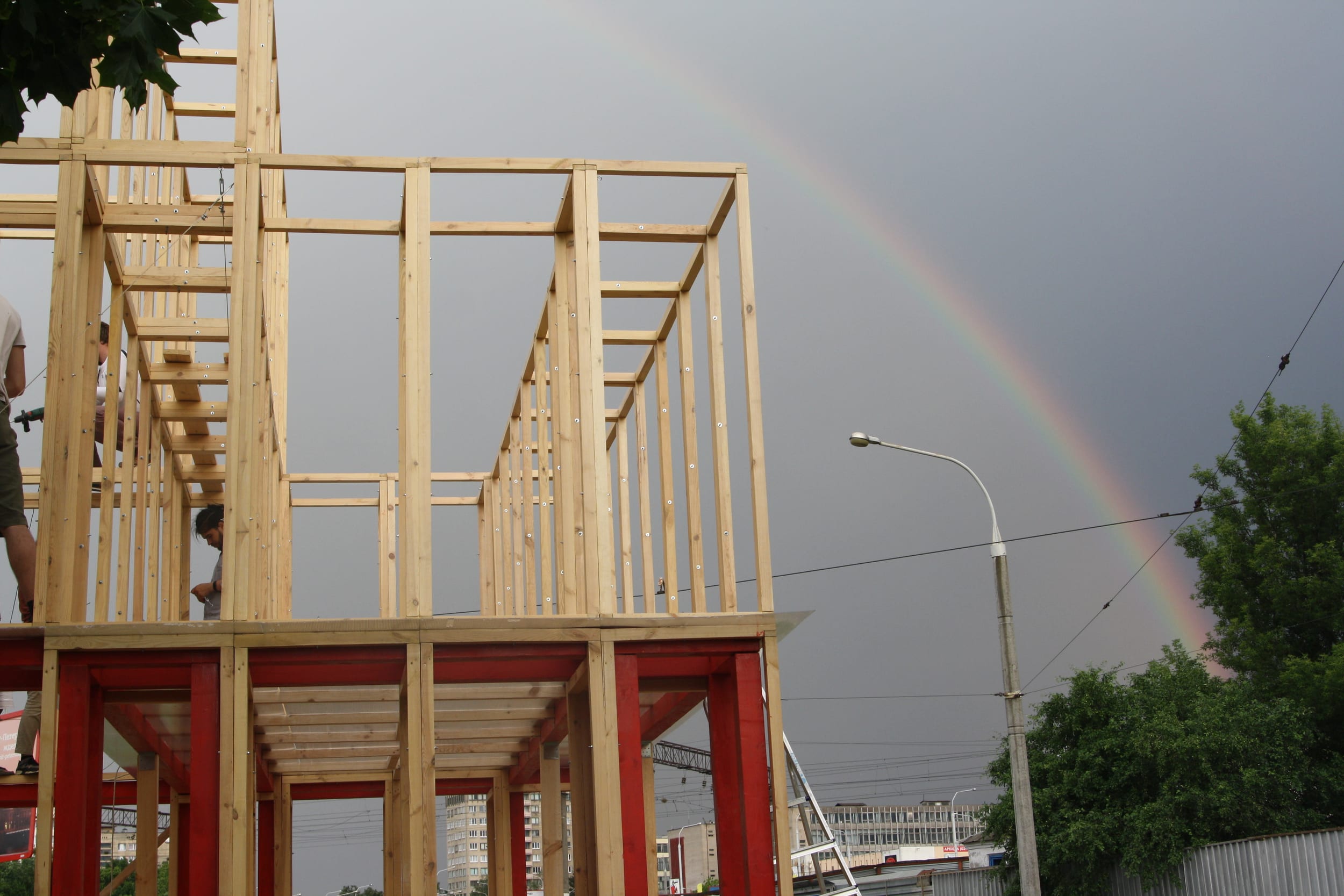 Ideal Public Space — construction process