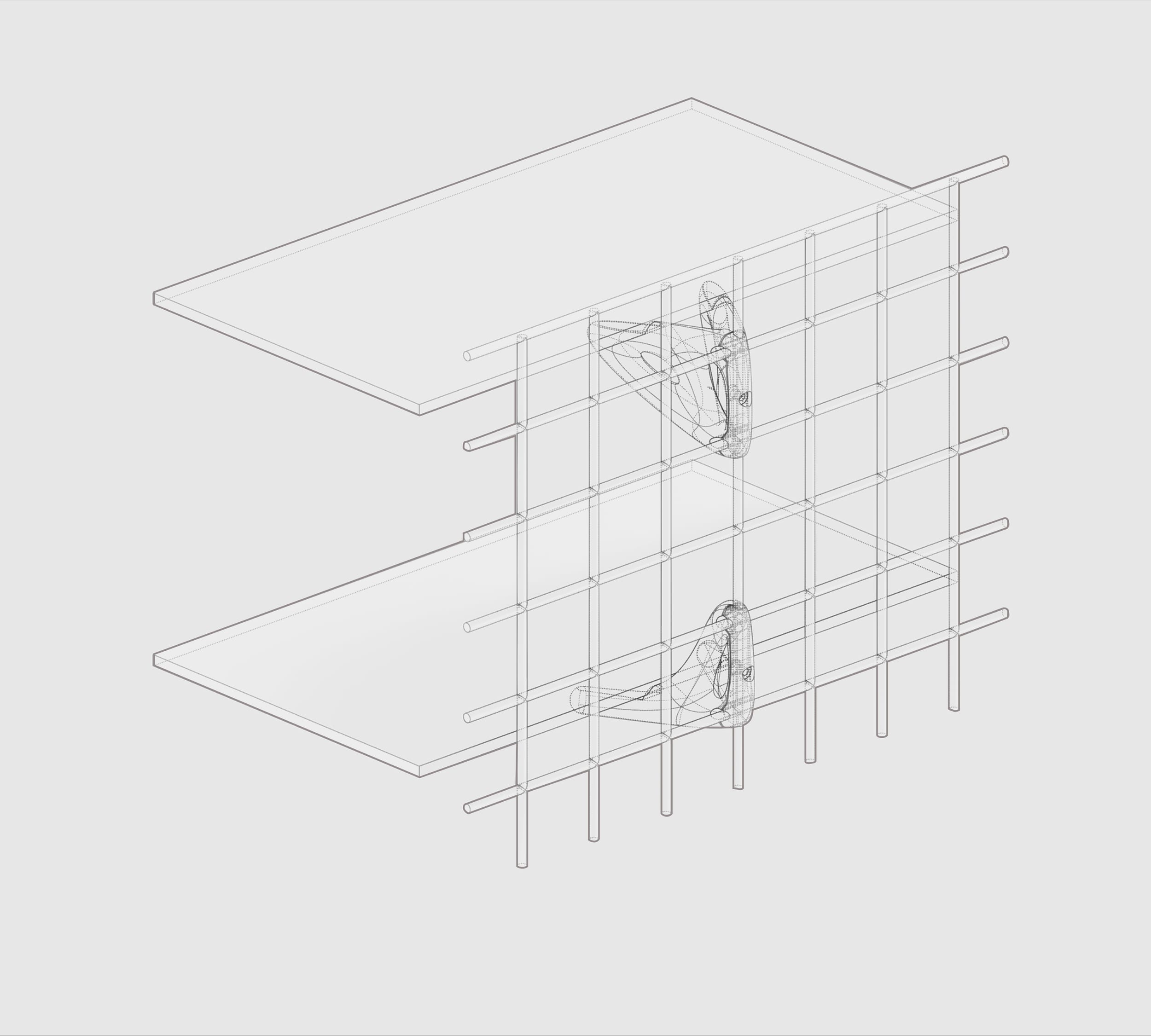 Vaults of Life — exhibition floor plan and spatial layout