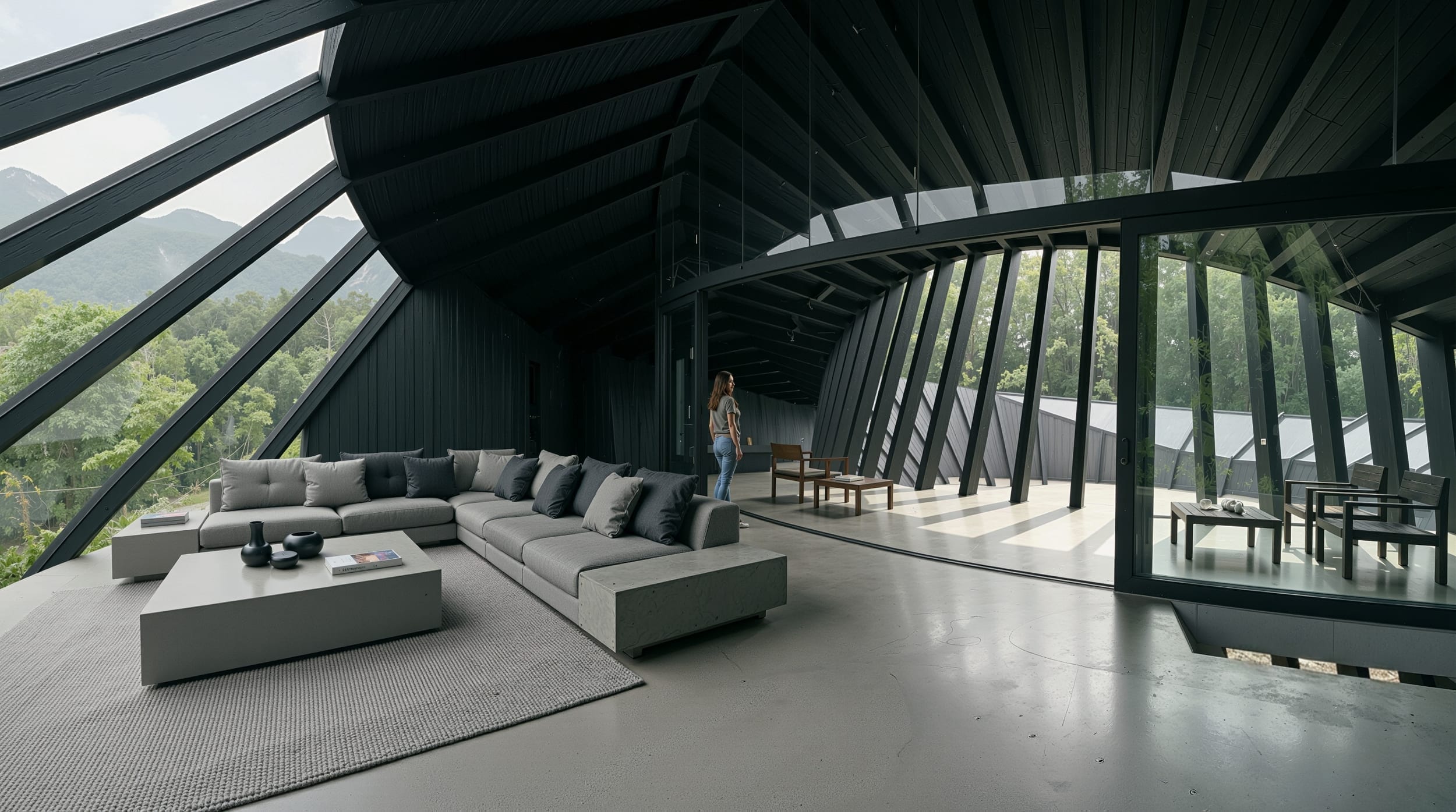 Loop House — inner courtyard