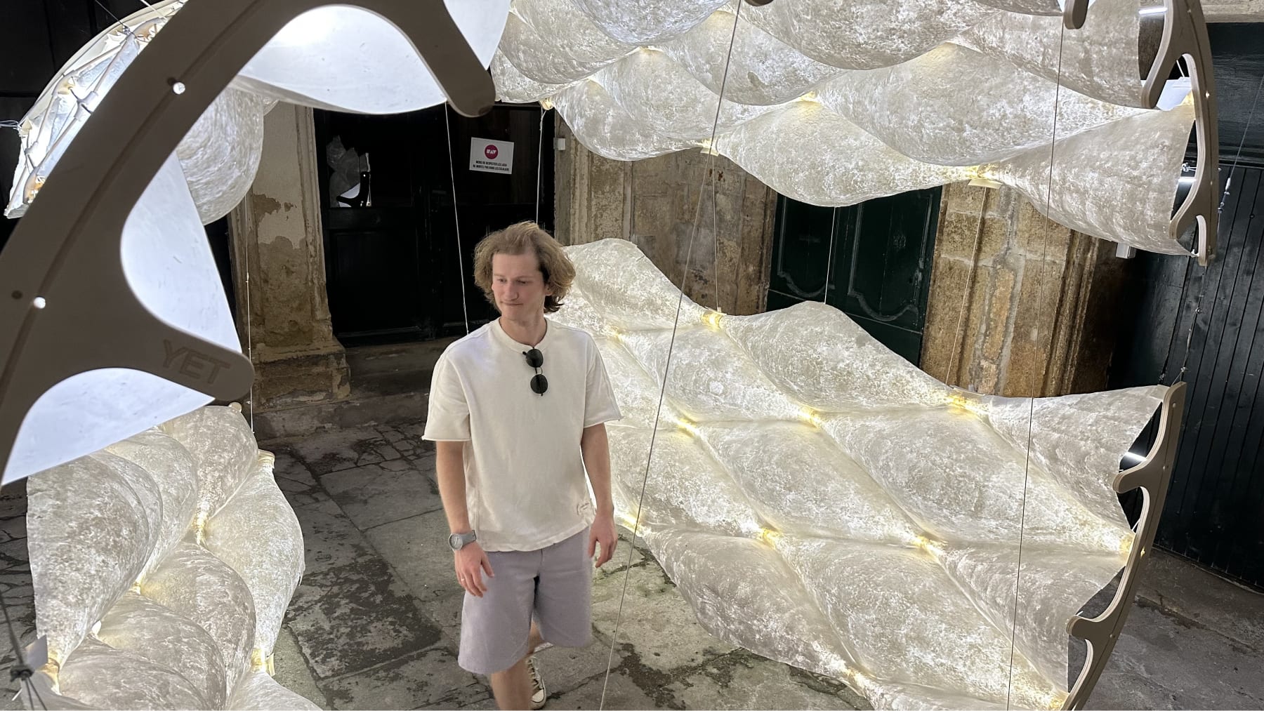 Washi Paper Pavilion — fabrication detail