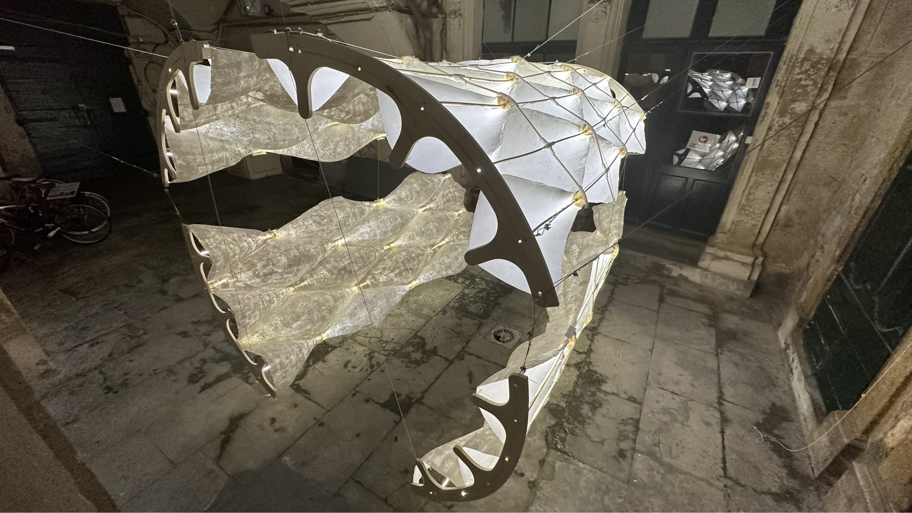 Washi Paper Pavilion — exterior view