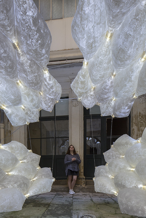 Washi Paper Pavilion — detail