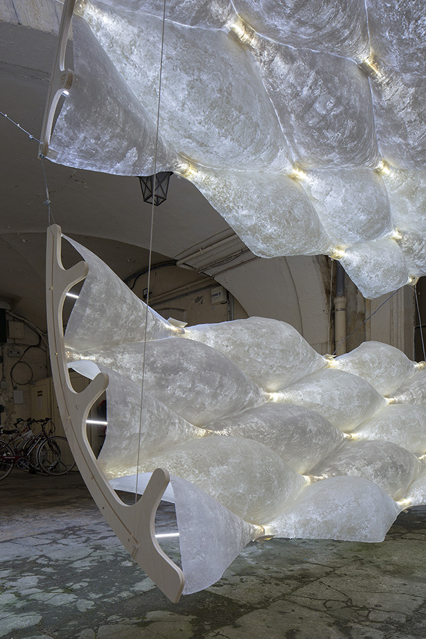Washi Paper Pavilion — detail