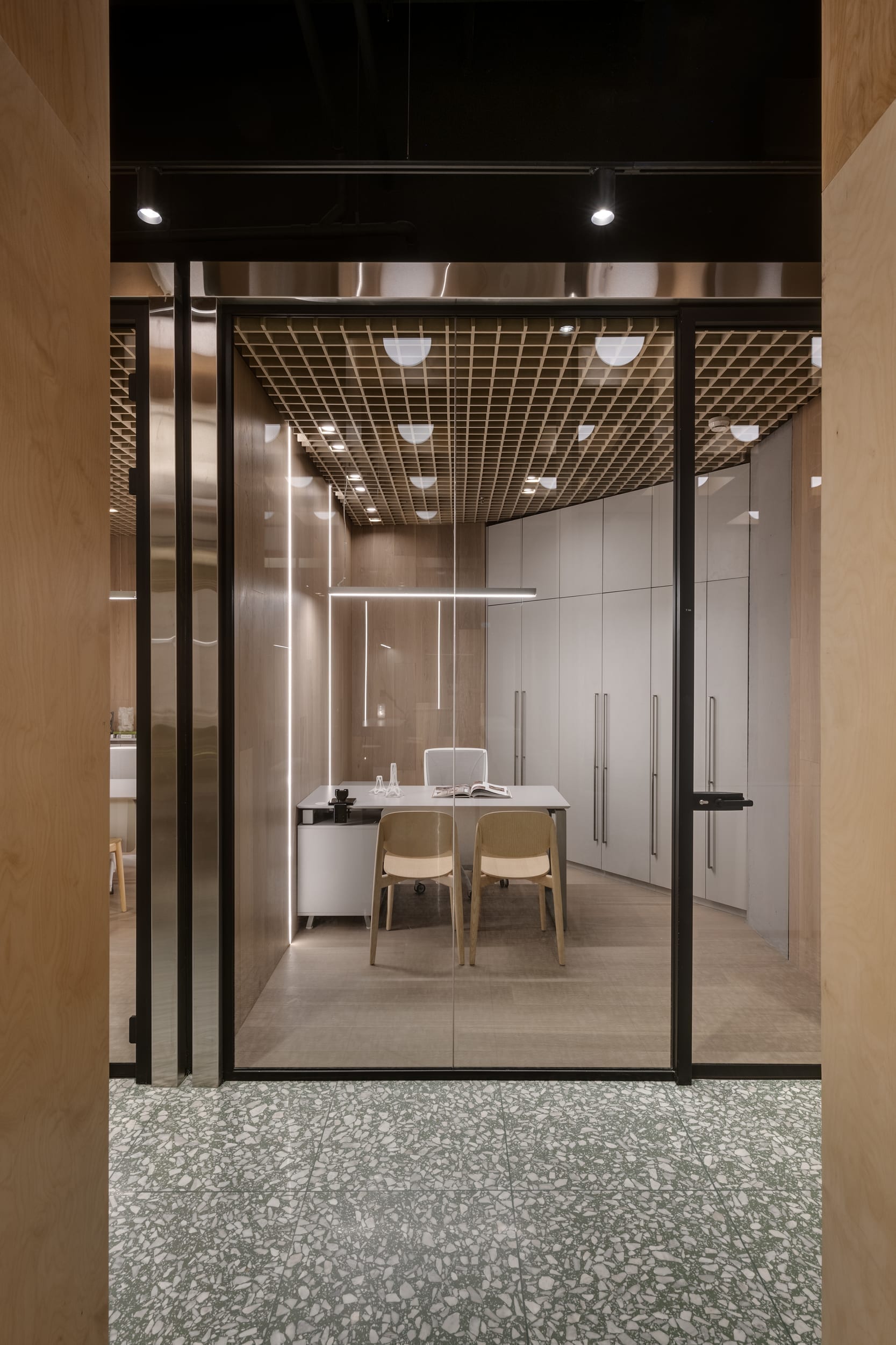 Tel Ad Office — office cube exterior